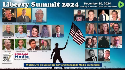 Special Announcement! Liberty Summit is Coming December 30th! Follow This Channel!