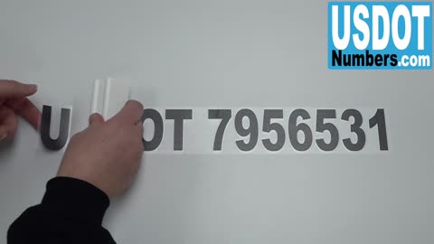 USDOT Number Stickers