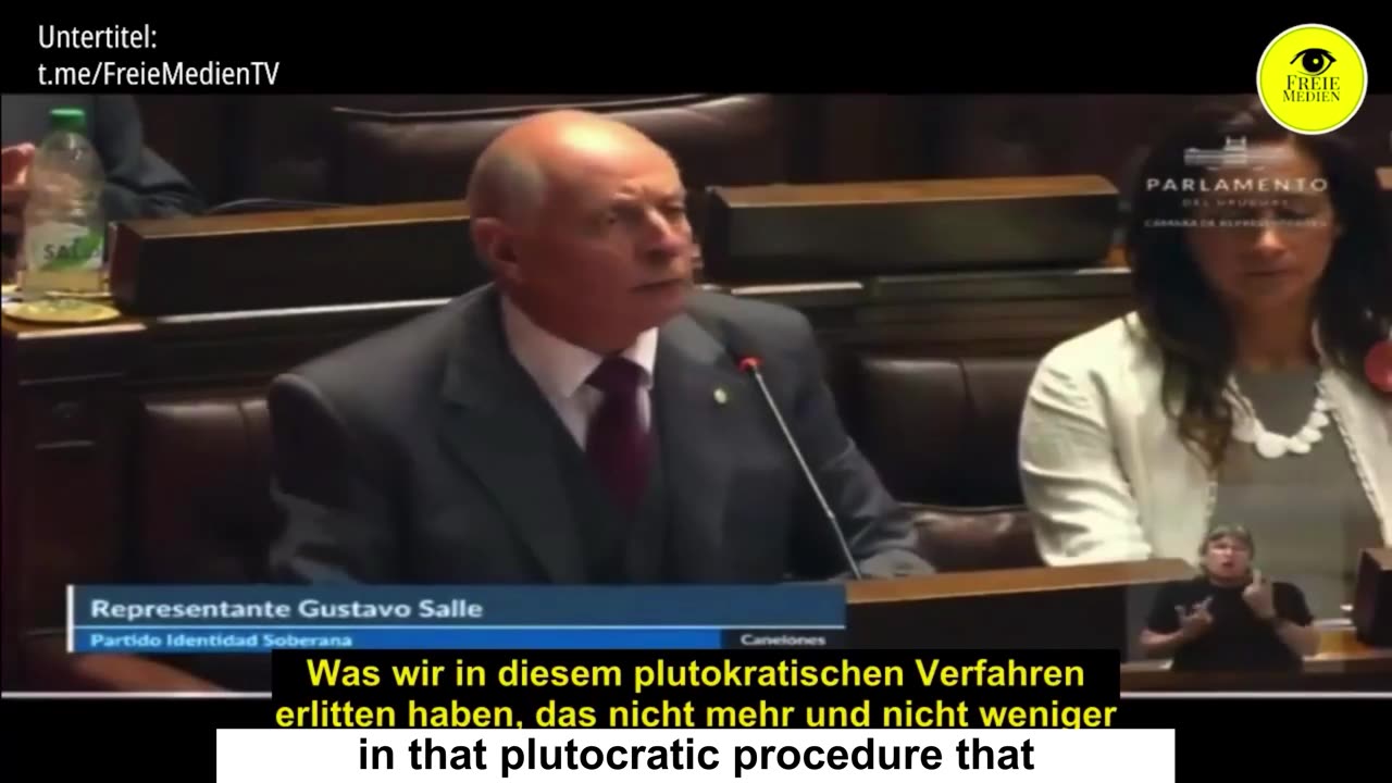 Speech of Uruguayan MP Gustavo Salle Lorier in Feb 2025 on WEF, Davos, elites ruling the world.