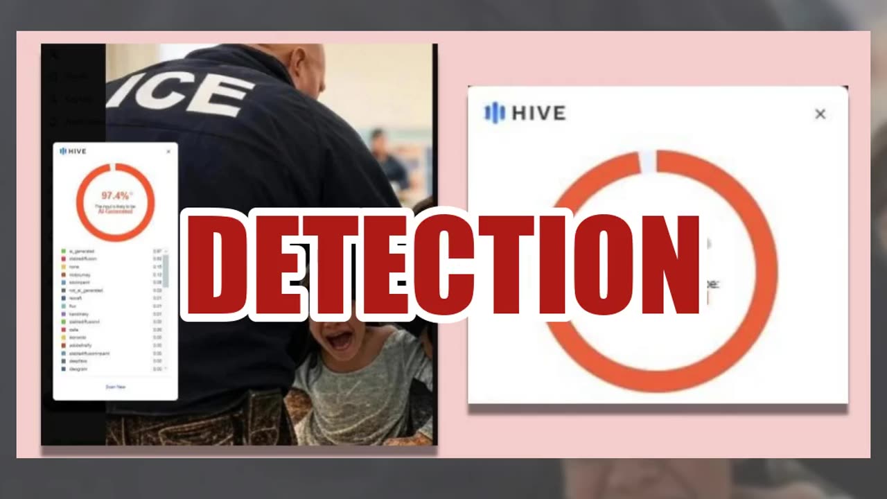 Fact Check: Image Of ICE Agent Restraining Crying Girl Is NOT Authentic -- AI Generated