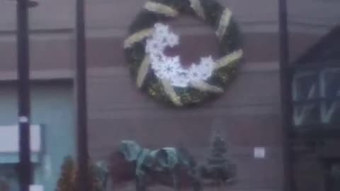 GIANT Christmas Wreath Boston 2024