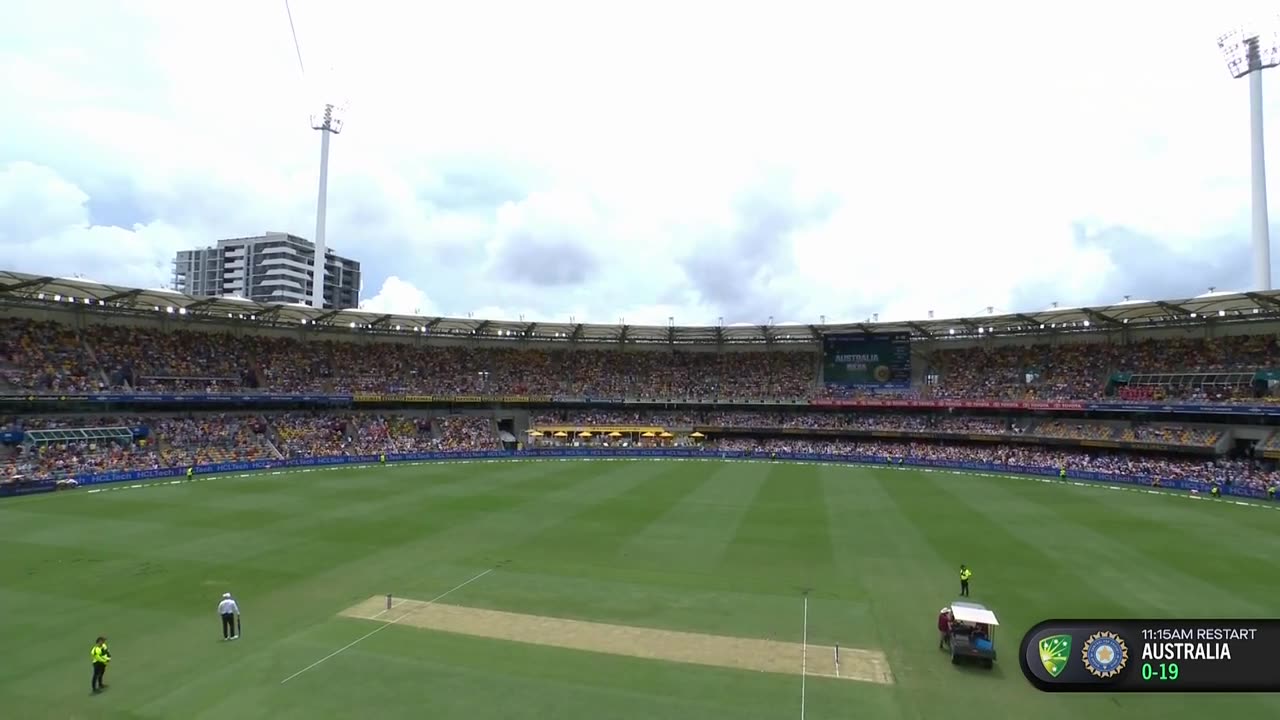 BGT 2024 | Test 3 | Part 1 Replay | Aus vs Ind | Brisbane | Full Replay