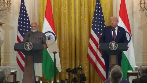 PRESIDENT TRUMP: "India did not have a good relationship with the Biden administration"