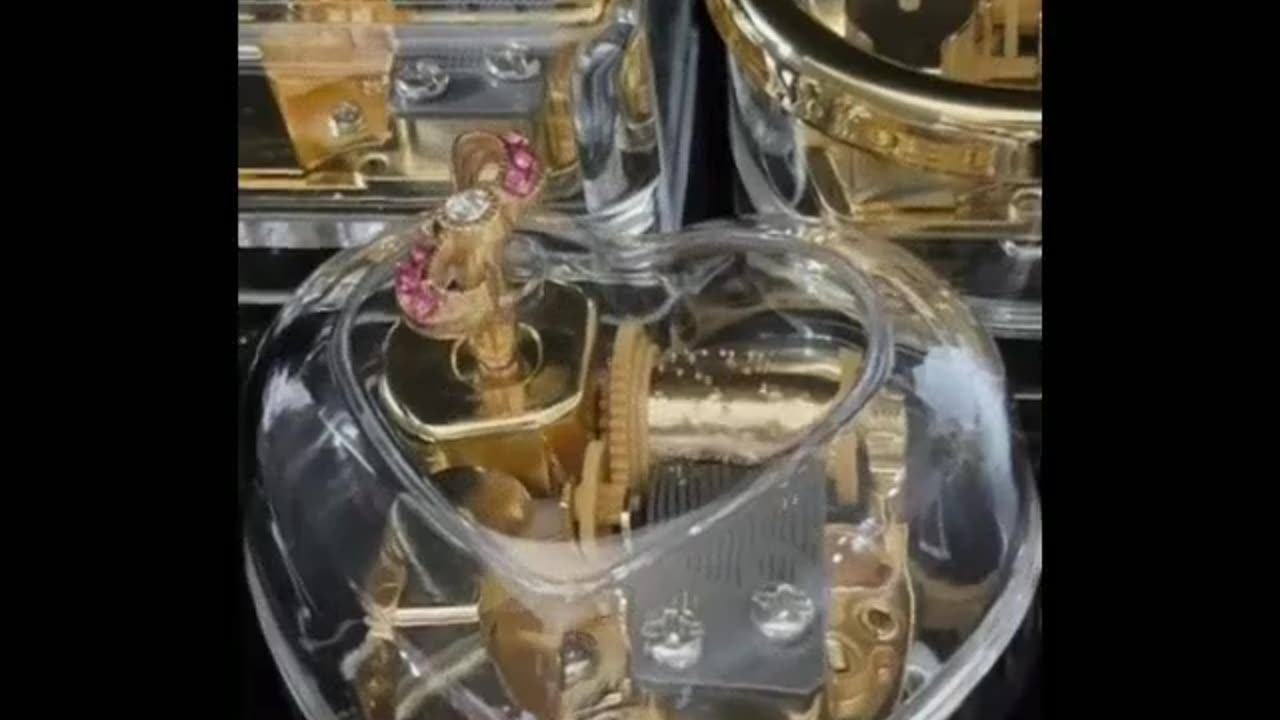 Transparent Acrylic Music Box