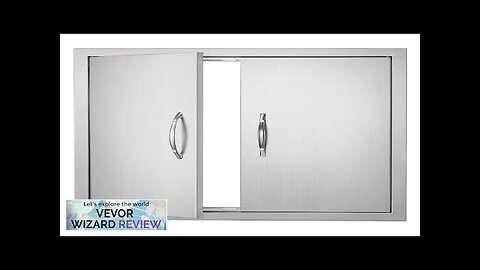 VEVOR BBQ Access Door 26W x 24H Inch Double Outdoor Kitchen Door Review