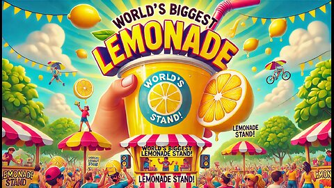 I Opened the World's Biggest Lemonade Stand! 🍋✨