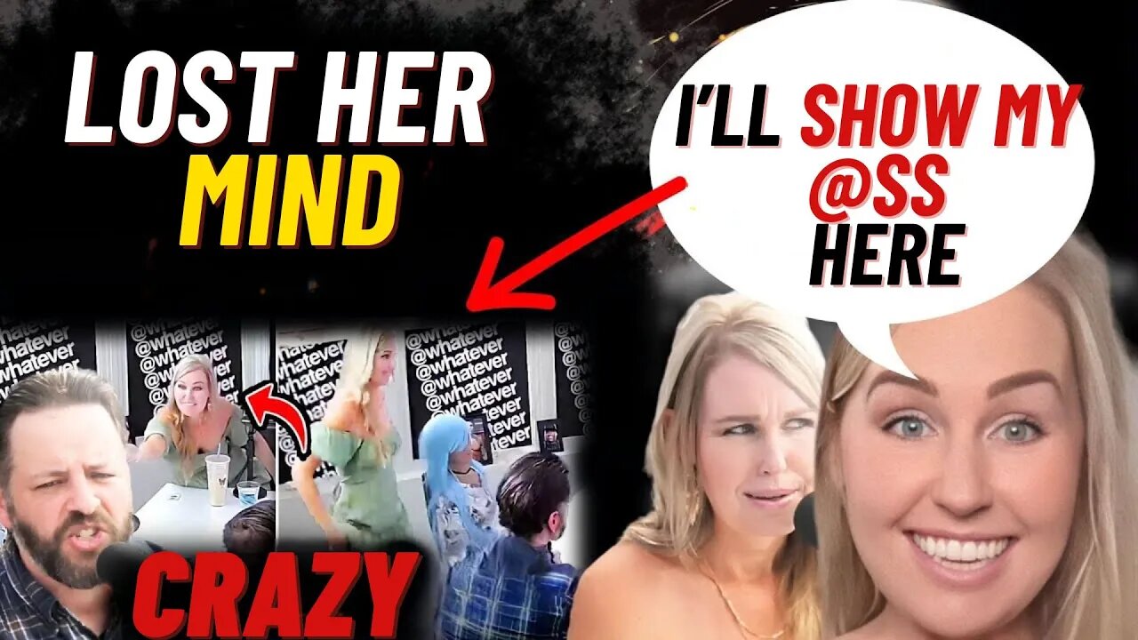 CRAZY single mom attacks ANDREW and shows @ss