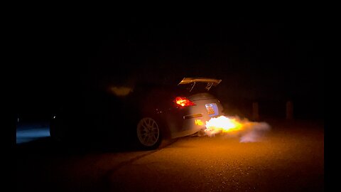 350z shoots 4 foot flames 🔥