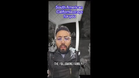 Family doesn't want to leave their home in California😢 South American California prays for you.