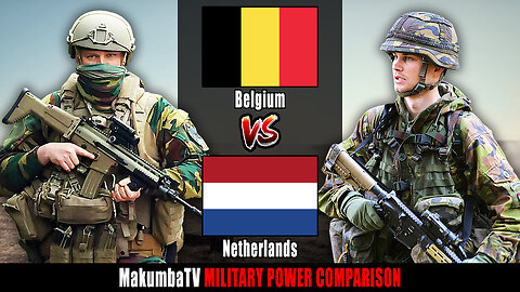 Belgium vs Netherlands 2025 | Military Power