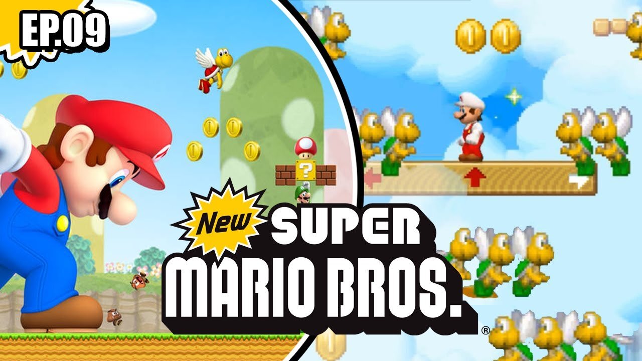 New Super Mario Bros. Ep.[09] - Pulando pelas nuvens.