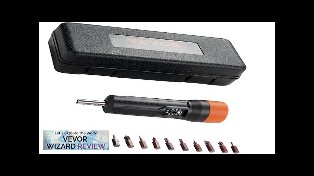 VEVOR 1/4" Drive Torque Screwdriver Wrench Set 10-70 in-lbs Torque Adjustment Review