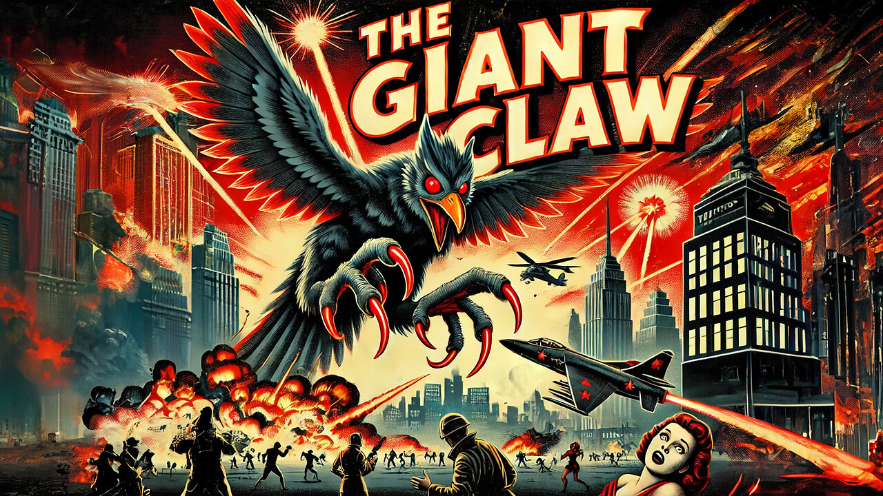 The Giant Claw (1957) Full Movie | Colorized | HD