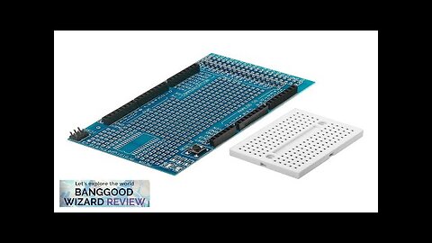 5Pcs Mega2560 1280 Protoshield V3 Expansion Board With Breadboard Review