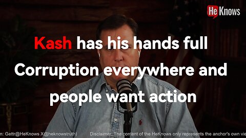 Kash has his hands full. Corruption everywhere and people want action.