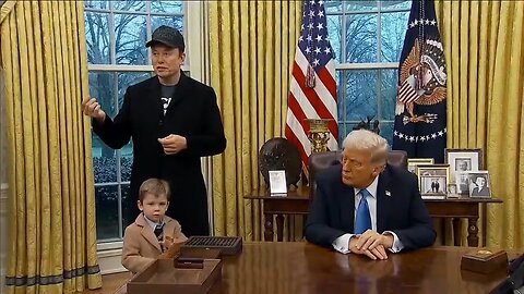 President Trump signs more executive orders in Oval Office w/ Elon Musk