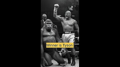 Mike Tyson Vs gorilla ❤️ who will win_ 😲 #agt #americasgottalent #america #boxing #shorts #miketyson