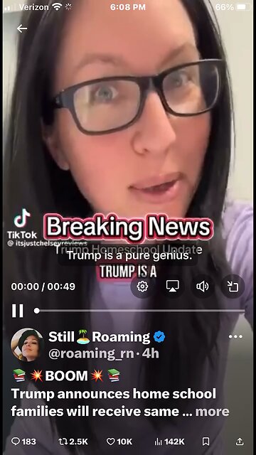 Trump on Home schooling