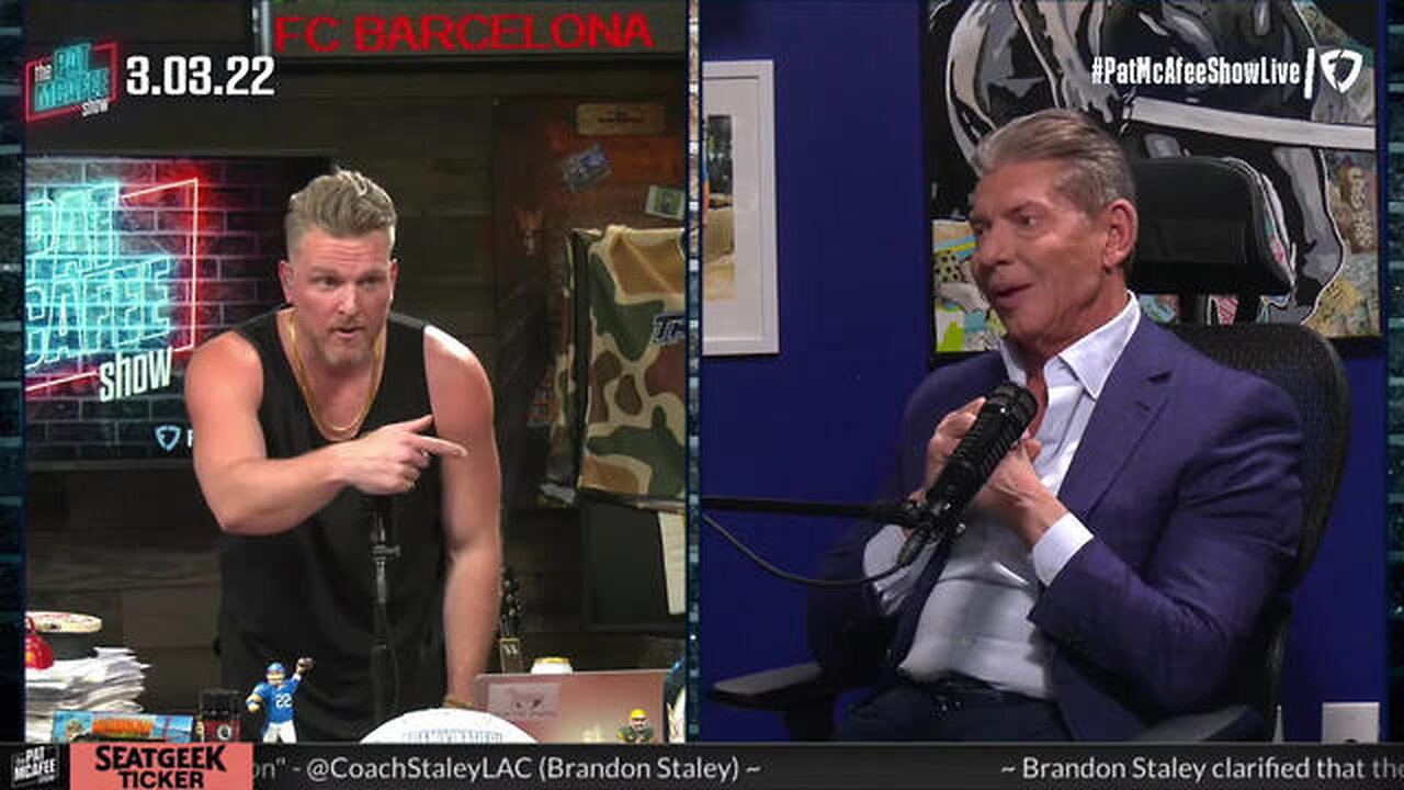 Mr. McMahon grants Pat McAfee a WrestleMania opportunity @WWE