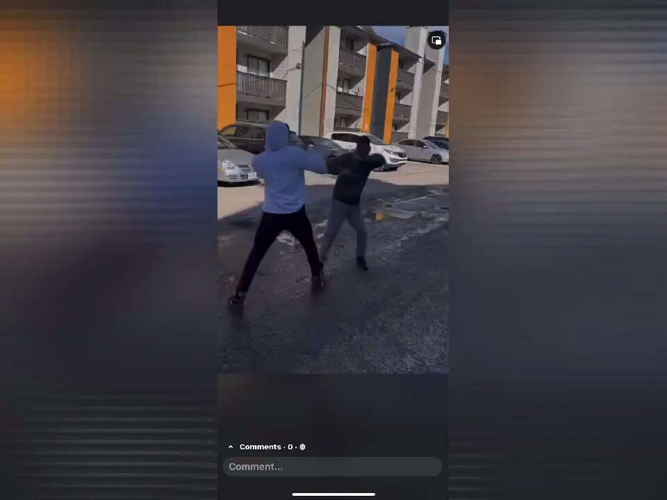 Dude Started Spraying After His Homie Got Dropped By His Opp During A Fade