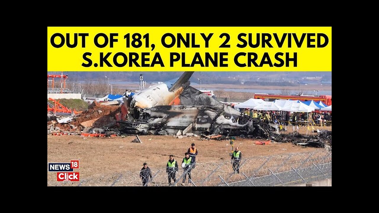 South Korea Plane Crash | Only 2 Survived South Korean Plane Crash | Jeju Air Flight Crash | N18G