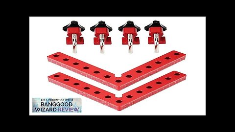 VEIKO 2 Set Woodworking Precision Clamping Square L-Shaped Auxiliary Fixture Splicing Board Review