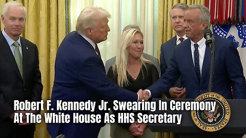 Robert F. Kennedy Jr. Swearing In Ceremony At The White House As HHS Secretary