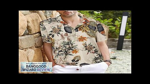 INCERUN Mens Shirts Hawaiian Short Sleeve Shirts Summer Holiday Beach Men Shirt Review