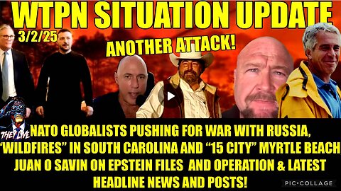 Juan O Savin & Jaco Epstein files, SC wildfires, Myrtle Beach 15 min city, NATO & WW3