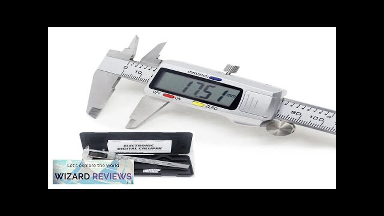 6 Inch 150mm Digital Vernier Caliper Stainless Steel Micrometer Measuring Tool Depth Review