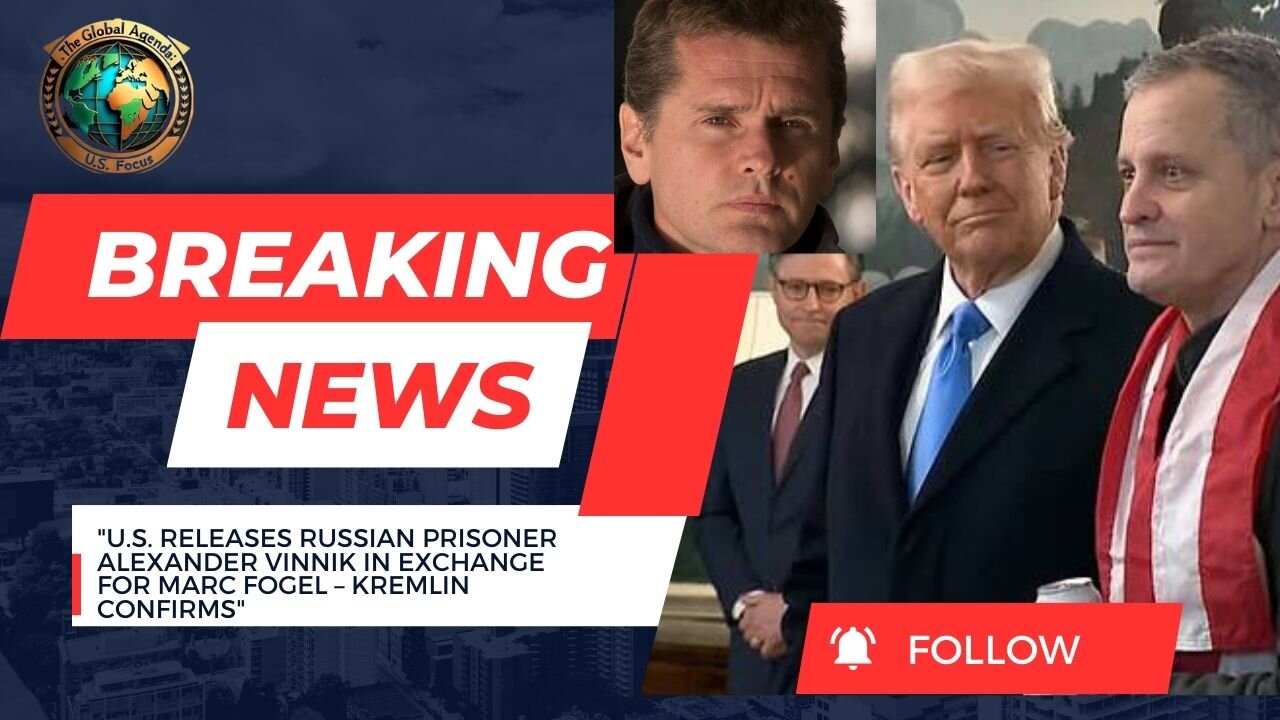 U.S. Releases Russian Prisoner Alexander Vinnik in Marc Fogel Exchange – Kremlin Confirms