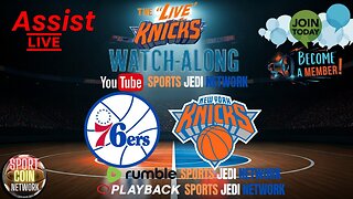 🏀Philadelphia 76ers at New York Knicks COME WATCH ALONG with SPORTS JEDI NETWORK