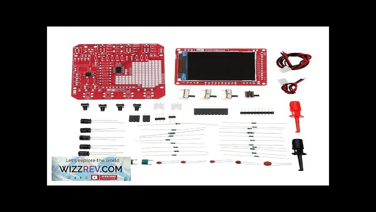 Original JYETech 13805K DSO138mini DIY Digital Oscilloscope Kit SMD Pre-soldered 200KHz Review