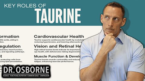 The Power of Taurine: Heart Health, Muscle Function, & More | Benefits & Supplementation