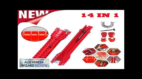 14 In 1 Sink Faucet Wrench Plumbing Repair Tool Handle Double Head Review