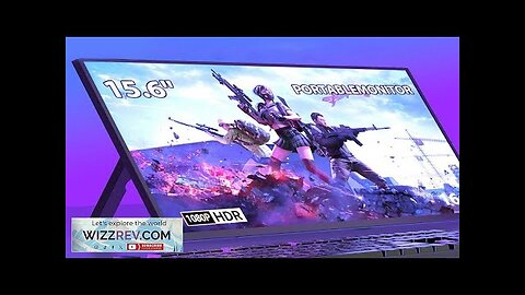 SIBOLAN S3-C72 15.6 Inch 1080P Portable Monitor Type-C HDTV 3.5mm AUX Gaming Review