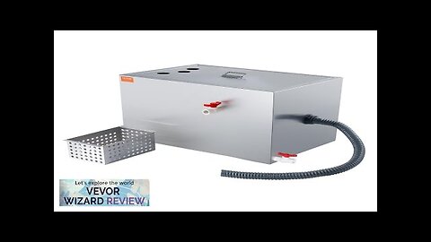 VEVOR Commercial Grease Trap 40 LBS Grease Interceptor Top Inlet Interceptor Under Review