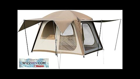 Vidalido 4-6 Person Camping Tent with 3 Door 2 Room Large Family Review