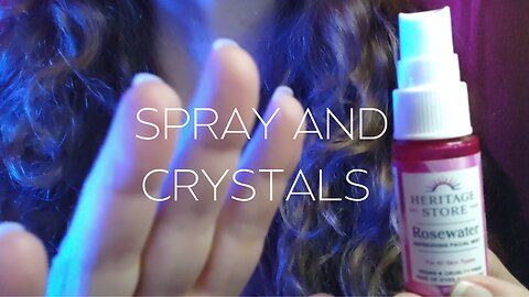 New Moon ASMR Spray Crystals Relaxing Energy Cleanse Crystal Cave Vibes