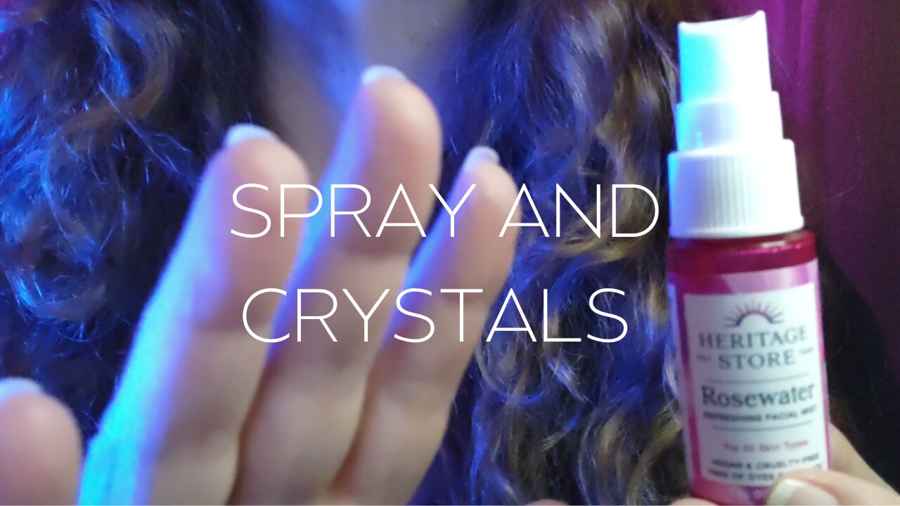 New Moon ASMR Spray Crystals Relaxing Energy Cleanse Crystal Cave Vibes