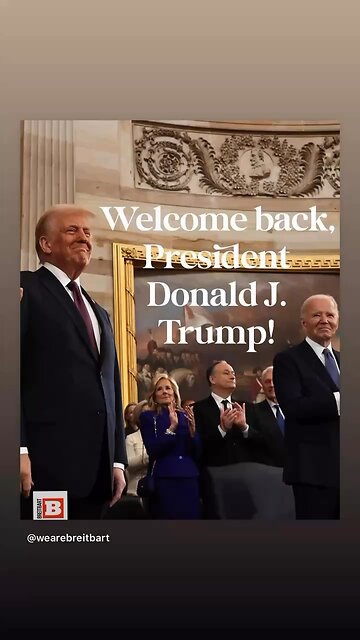 Welcome back President Trump!