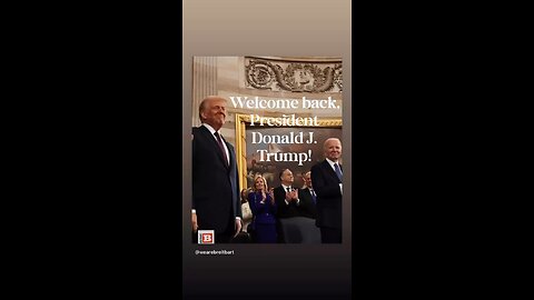 Welcome back President Trump!