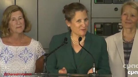 Carney is the godfather to the son of Chrystia Freeland