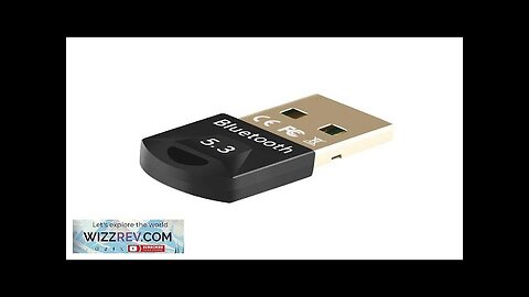 RTL801 bluetooth-Compatible 5.3 USB Adapter Dongle 3Mbps Plug and Play Wireless Transmitter Review