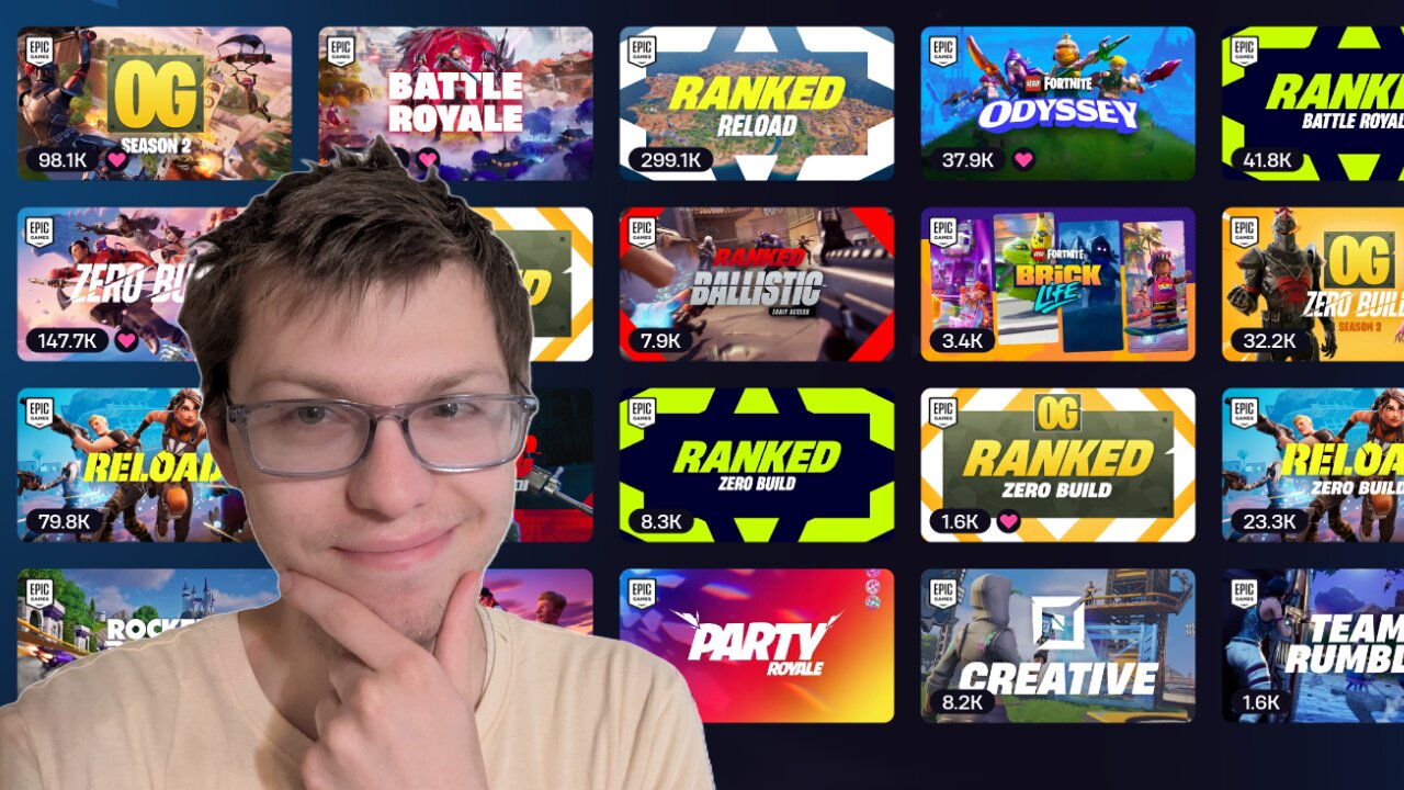 I Ranked EVERY SINGLE Game Mode In Fortnite Made By Epic