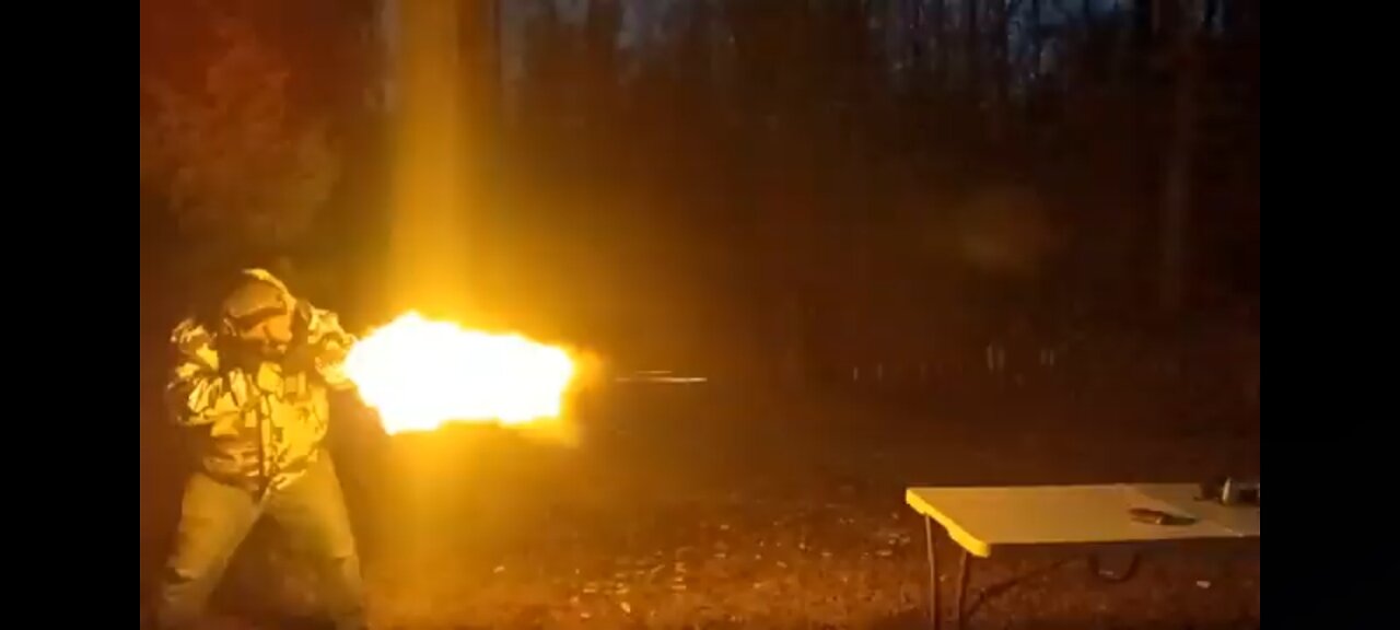 7.5" AR-15 pistol night shooting