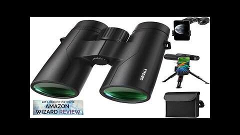 12x42 HD Binoculars for Adults High Powered with Phone Adapter and Tripod Review