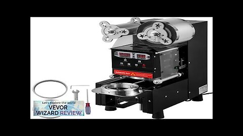 VEVOR Cup Sealing Machine 95mm Bubble Tea Machine Automatic 500-650 cups/h Cup Review