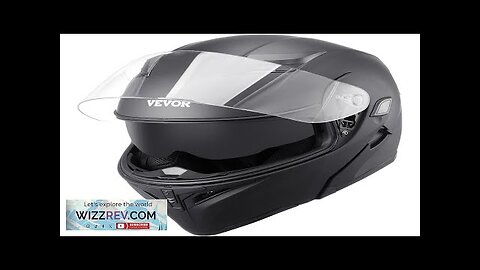 VEVOR Unmasked Motorcycle Helmet Motocross Helmet with Bluetooth Communication Review