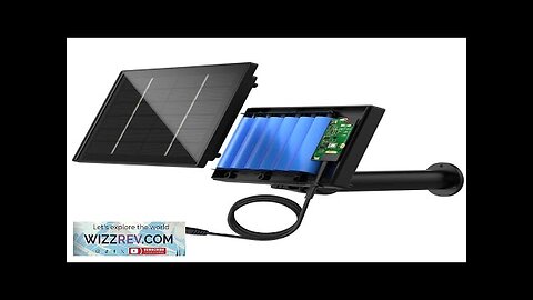 Portable Solar Power Bank D4 5V 6V Solar Battery Charger for Security Review